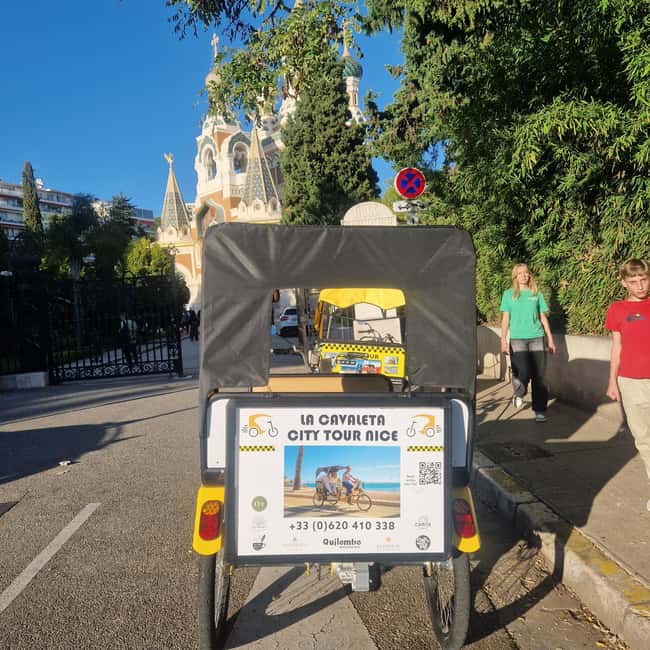 Nice: Electric Rickshaw City Tour with Local Guide - Central Nice, luxury shops, and the Russian church