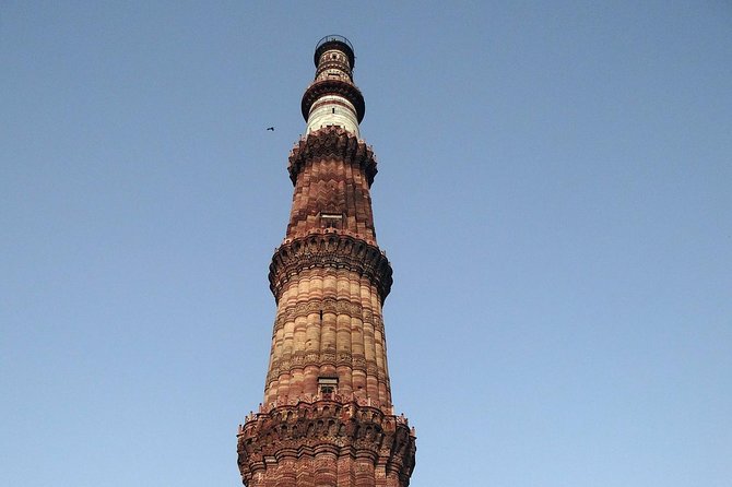 Old and New Delhi Full-Day Private Tour with Rickshaw Ride - Qutub Minar: one hour with Delhi’s tallest tower