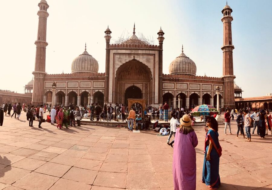Old Delhi: 3-Hour Tuk-Tuk/Rickshaw Tour - Jama Masjid: red sandstone and rooftop views