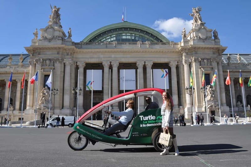 Paris: 2 hours Emily Tour in a Private Rickshaw bike - What this Emily in Paris ride is really like