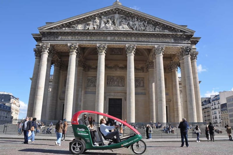 Paris: 2 hours Emily Tour in a Private Rickshaw bike - The bakery stop and Luxembourg Gardens