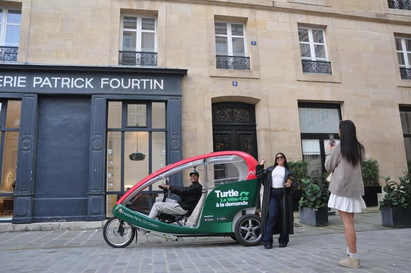 Paris: 2 hours Emily Tour in a Private Rickshaw bike - Montmartre, Place de l’Abreuvoir, and Dalida