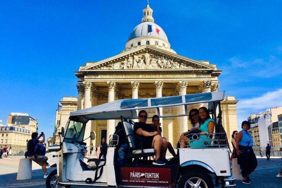 Paris: Most Iconic Monuments Guided Tour by Tuk Tuk - Opéra Garnier, Place Vendôme, and the Louvre area