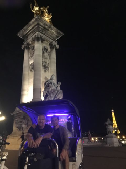 Paris: Nighttime Tuk-Tuk Tour - Cold weather and rain protection