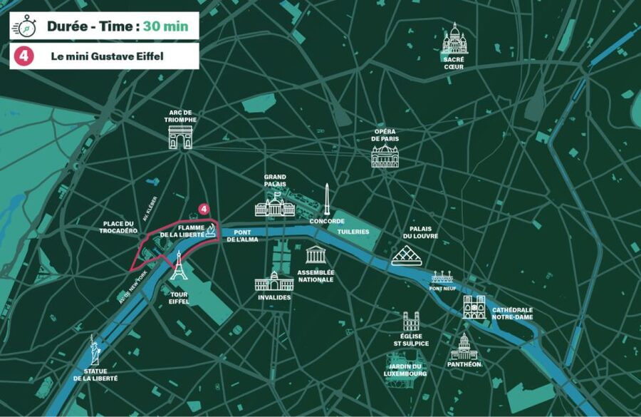 Paris: Private guided tour in Rickshaw bike - Gustave Eiffel - The 30-minute Mini Gustave Eiffel route