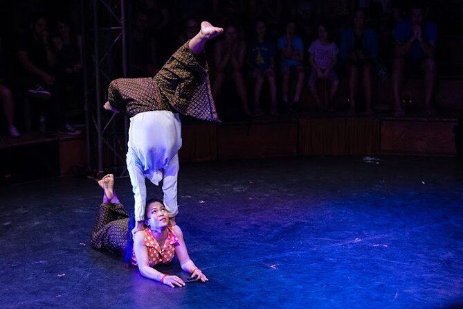 Phare, The Cambodian Circus with Round-Trip Tuk Tuk Transfer - Entering the Big Top before the 8 p.m. performance
