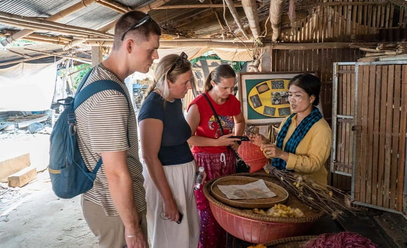 Phnom Penh to Silk Island By Tuk-Tuk with local Expert - Leaving Phnom Penh by tuk-tuk