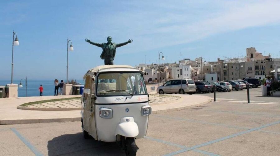 Polignano a Mare: Scenic Tuk-Tuk Tour Along the Coast - Coastal stops, cliffs, and the road to San Vito
