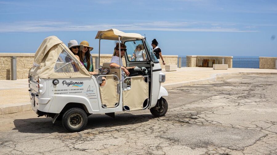 Polignano a Mare: Scenic Tuk-Tuk Tour Along the Coast - Polignano a Mare from above and below