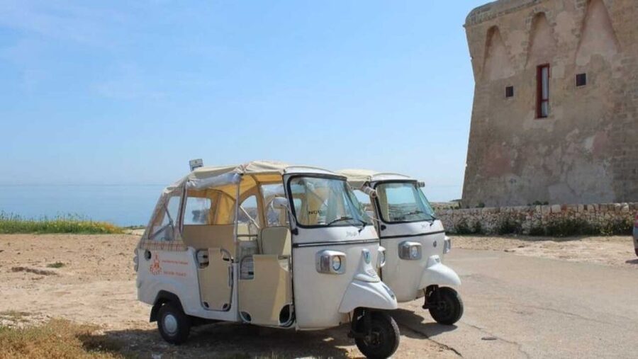 Polignano a Mare: Scenic Tuk-Tuk Tour Along the Coast - Starting at Pugliamare and heading toward Cala Incina