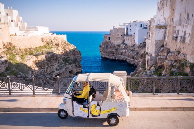 Polignano Coast with Private Tuk Tuk Tour and View of the Caves - Why a tuk-tuk works so well in Polignano a Mare