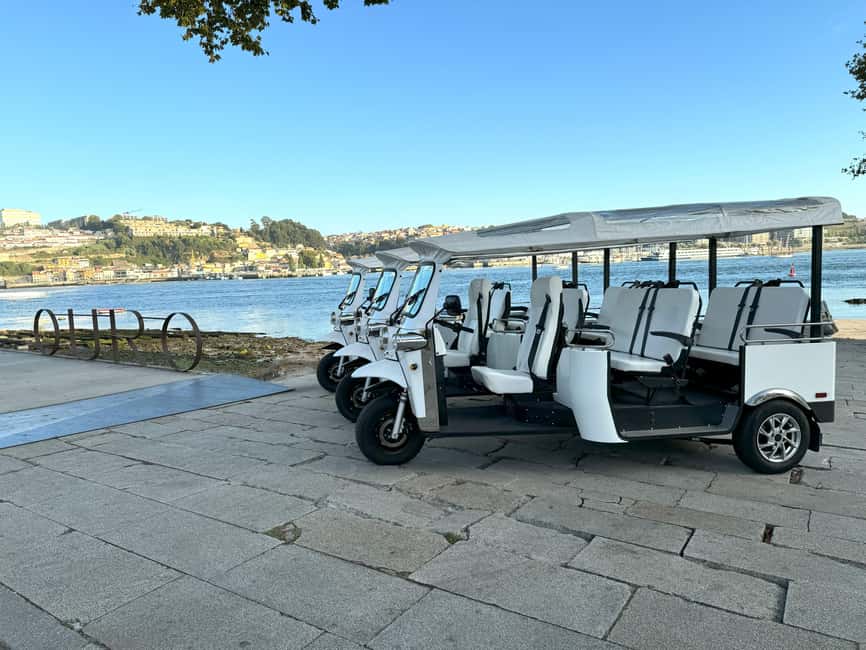 Porto: Guided Tuk Tuk Tour - Ponte Maria Pia and the view toward Gaia
