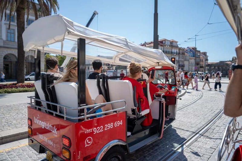 Porto Tuk-Tuk City Tour - Ribeira and the Douro River views