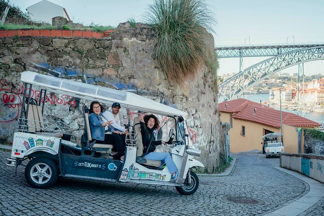 Porto Tuk Tuk: Clérigos, Seaside & Viewpoints - with Options - Bridges, the Douro, and the view toward Gaia