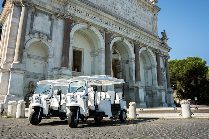 Private 2 Hour VIP Tuk Tuk Tour with Hotel Pickup and Prosecco - Aventine Hill and the Orange Garden