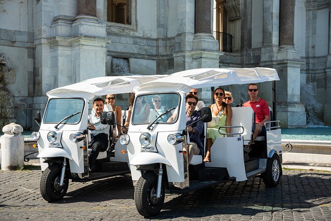 Private Electric Tuktuk Tour of Rome with Prosecco and Pickup - Key points at a glance