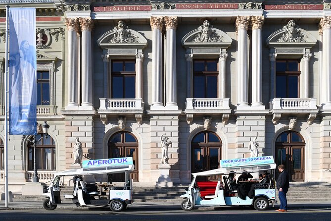 Private Guided Geneva 1 Hour TukTuk City Tour - The Flower Clock and Geneva’s watchmaking identity