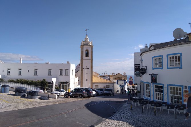 Private Guided Tuk Tuk Tour with pick-up and drop-off in Albufeira - Albufeira Marina, a colorful first stop