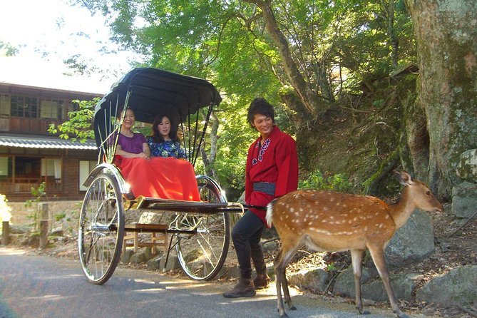 Private Miyajima Rickshaw Tour Including Itsukushima Shrine - Momijidani Park at the foot of the mountain