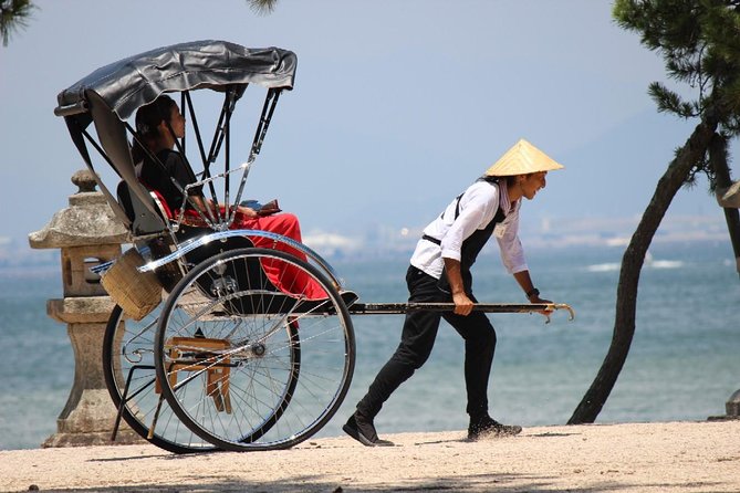 Private Miyajima Rickshaw Tour Including Itsukushima Shrine - Starting near Miyajima’s traditional streets