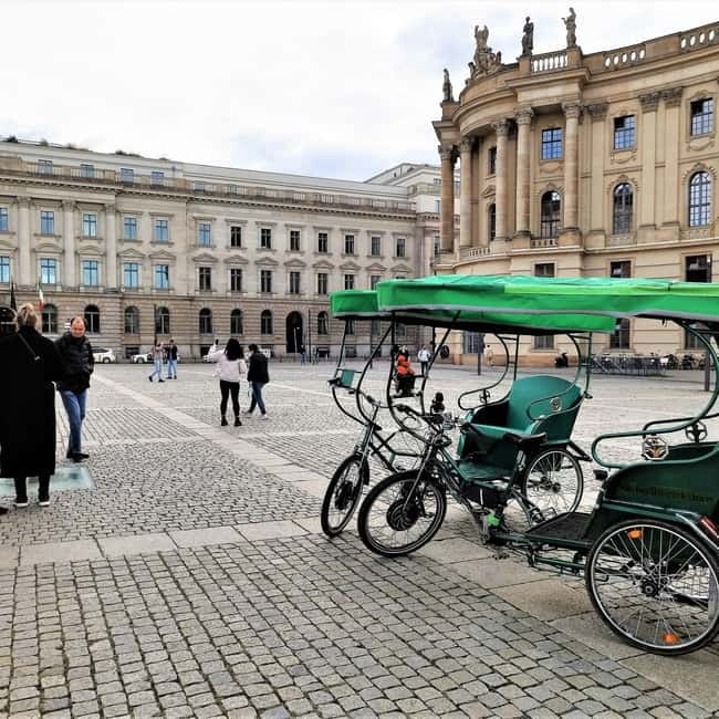 Private (Multi) Rickshaws with Pick-up Hotel - Why an e-rickshaw works well in central Berlin