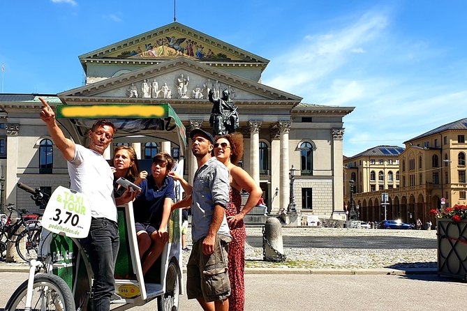 Private Munich Rickshaw City Tour and English Garden - Marienplatz gives you the proper Munich opening