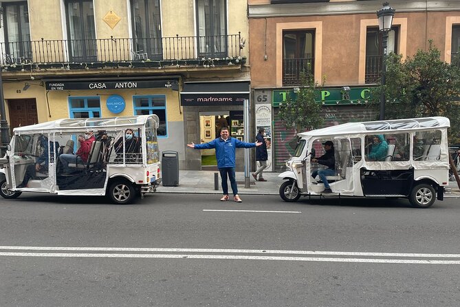 Private Panoramic Tuk Tuk Tour in Madrid - The Royal Palace from the outside