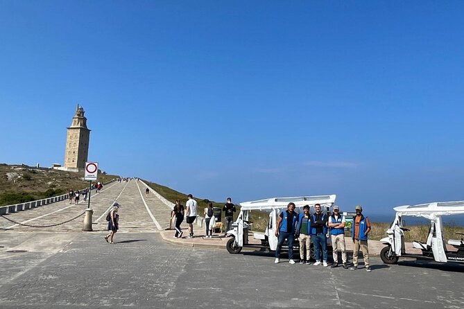 Private PREMIUM Tour EN Tuk tuk A Coruña - San Antón Castle and the old defensive city