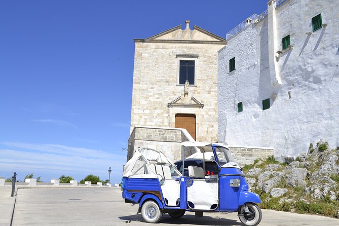 Private tour by Tuk Tuk of the Ostuni medieval quarter. - Booking, weather, and cancellation details