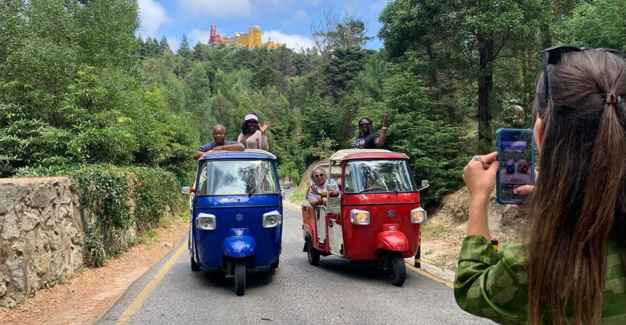 Private Tuk Tuk Tour in Sintra and Coast - Pena Palace from its best angle