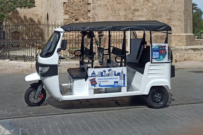 Private TukTuk Tour 2 Hours of Valencia - Torres de Serrans and Valencia’s medieval edge
