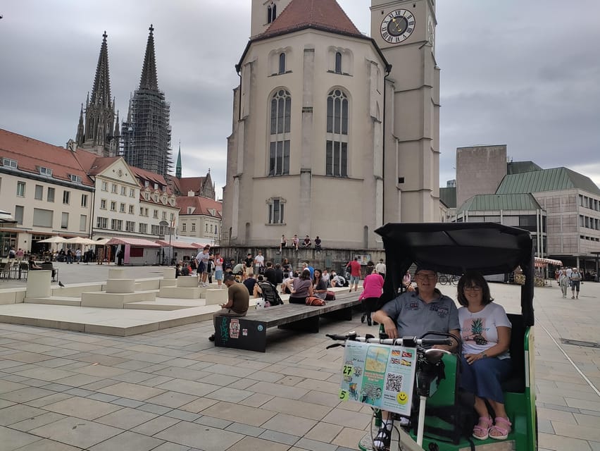 Regensburg citytour rickshaw-pedicab - Pickup points and flexible timing