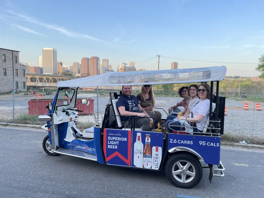 Richmond: Private City Tour by Tuk Tuk - Starting near the Jefferson Hotel