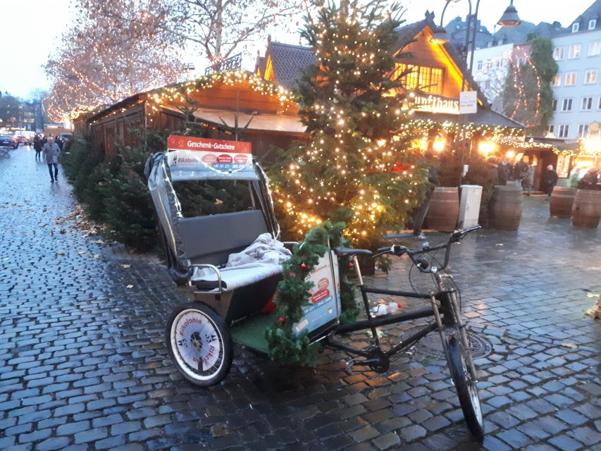 Rickshaw Glühwein Ride - Chocolate Museum and the city’s modern side