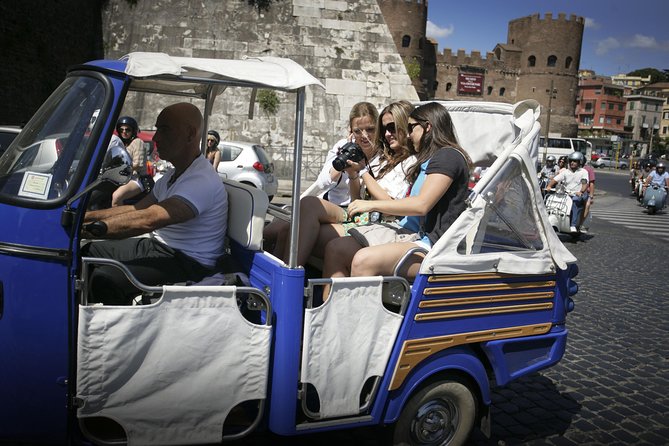 Rome by Ape Calessino Auto Rickshaw - Hotel pickup makes the three hours count