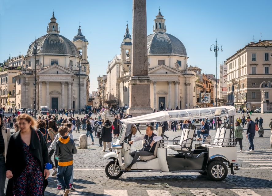 Rome: Private City Tour by Electric Tuk Tuk - Practical booking advice for the three-hour route