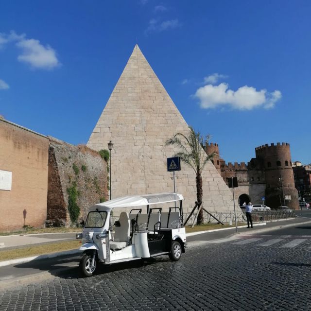 Rome: Private City Tour by Electric Tuk Tuk - The Colosseum and Ancient Rome from the road