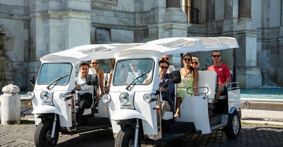 Rome: Private Tuk Tuk Tour with Hotel Pickup and Prosecco - Spanish Steps, Pincio Gardens, and Piazza del Popolo