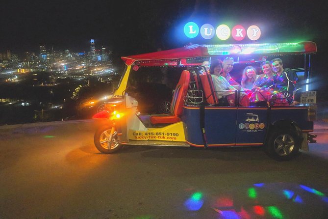San Francisco Afternoon or Sunset Private Tour - Lucky Tuk Tuk - The Palace of Fine Arts at dusk