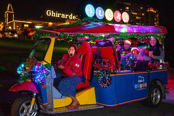 San Francisco Holiday Season Private Tour - Lucky Tuk Tuk - Aquatic Park and San Francisco’s waterfront edge