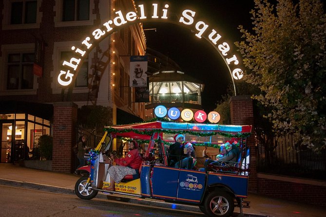 San Francisco Holiday Season Private Tour - Lucky Tuk Tuk - Nob Hill and the Fairmont’s giant gingerbread house