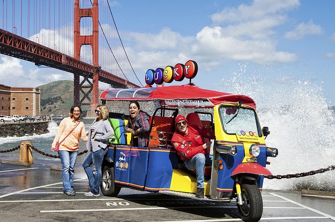 San Francisco Private Group City Tour 2.5 Hours - Lucky Tuk Tuk - Union Square, Chinatown, and North Beach show the city’s mix