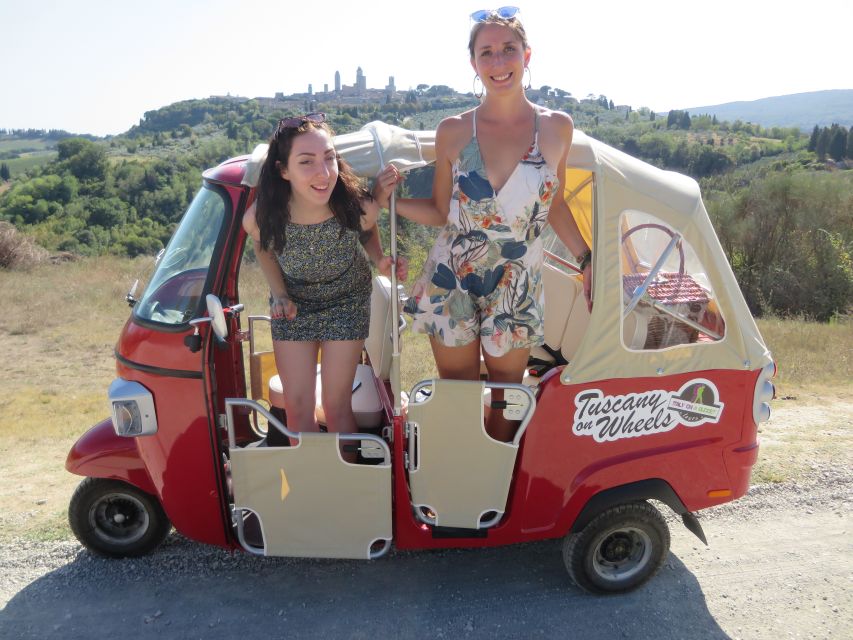 San Gimignano: Chianti Hills Tuk-Tuk Tour for 2 - Practical tips for a smoother day