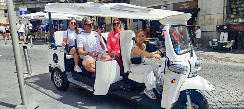 "See Madrid Differently: A Premium Private Tuk Tuk Ride" - Five things worth knowing before you book