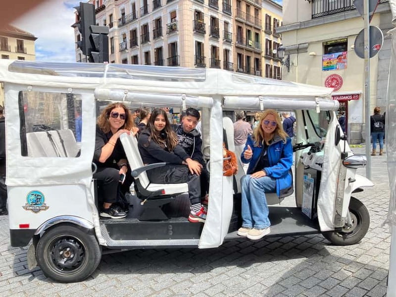 "See Madrid Differently: A Premium Private Tuk Tuk Ride" - Why a tuk tuk works well in Madrid