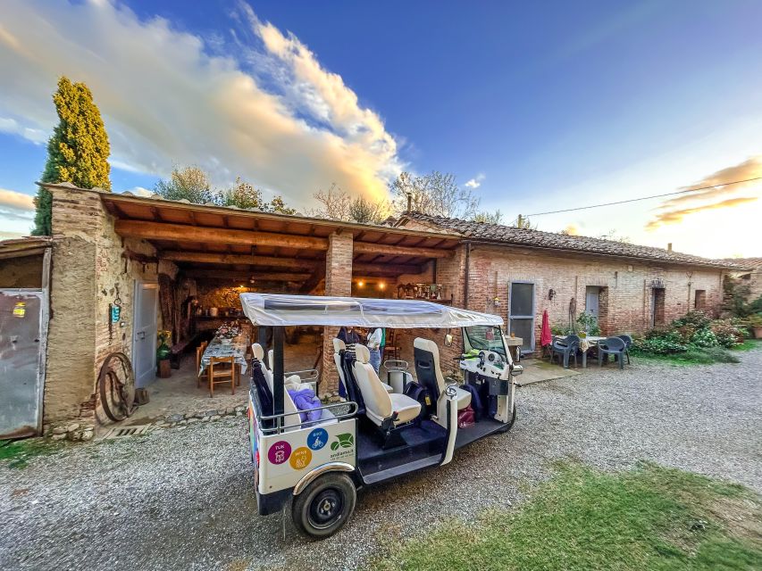 Siena: Tuk Tuk Tour with Wine Tasting - Meeting at Basilica of San Domenico