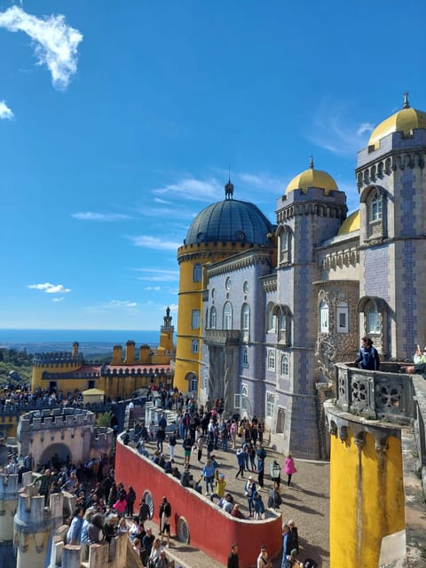 Sintra: private tuk tuk tour of the mountains and palaces - The first climb past Sintra’s grand buildings