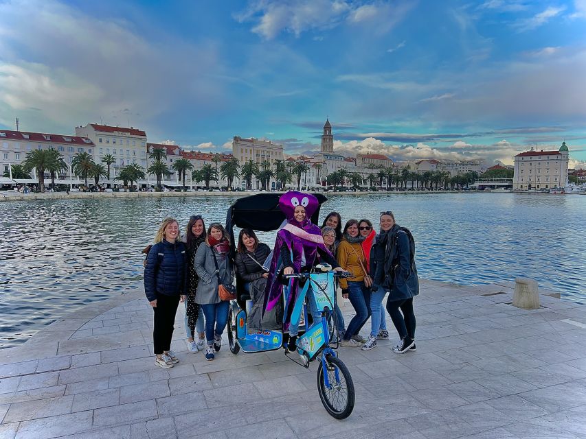 Split Tour in Private Electric Rickshaw - Poljud Stadium and the ride back