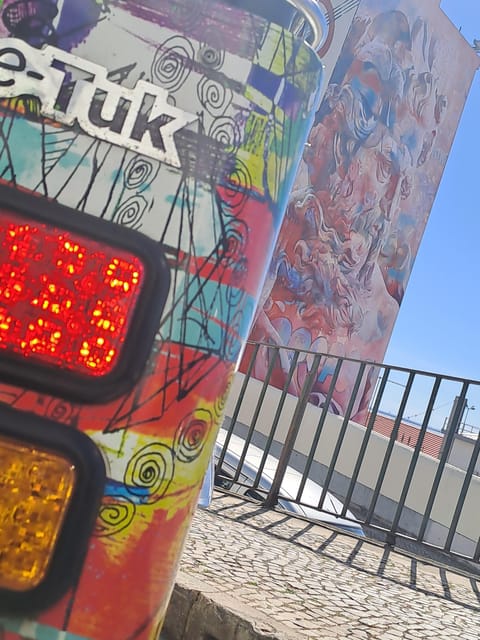 Street Art Lisbon: Tuk Tuk Tour - Lisbon through paint, tile, and stone