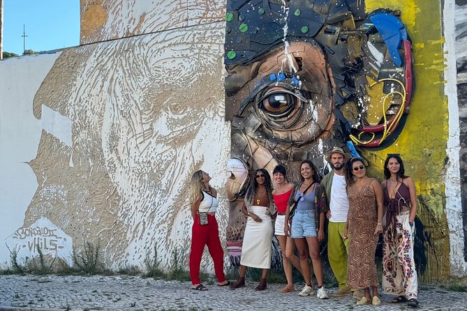 Street Art Tour by Tuk Tuk Joy - Starting among the painted steps of Mouraria